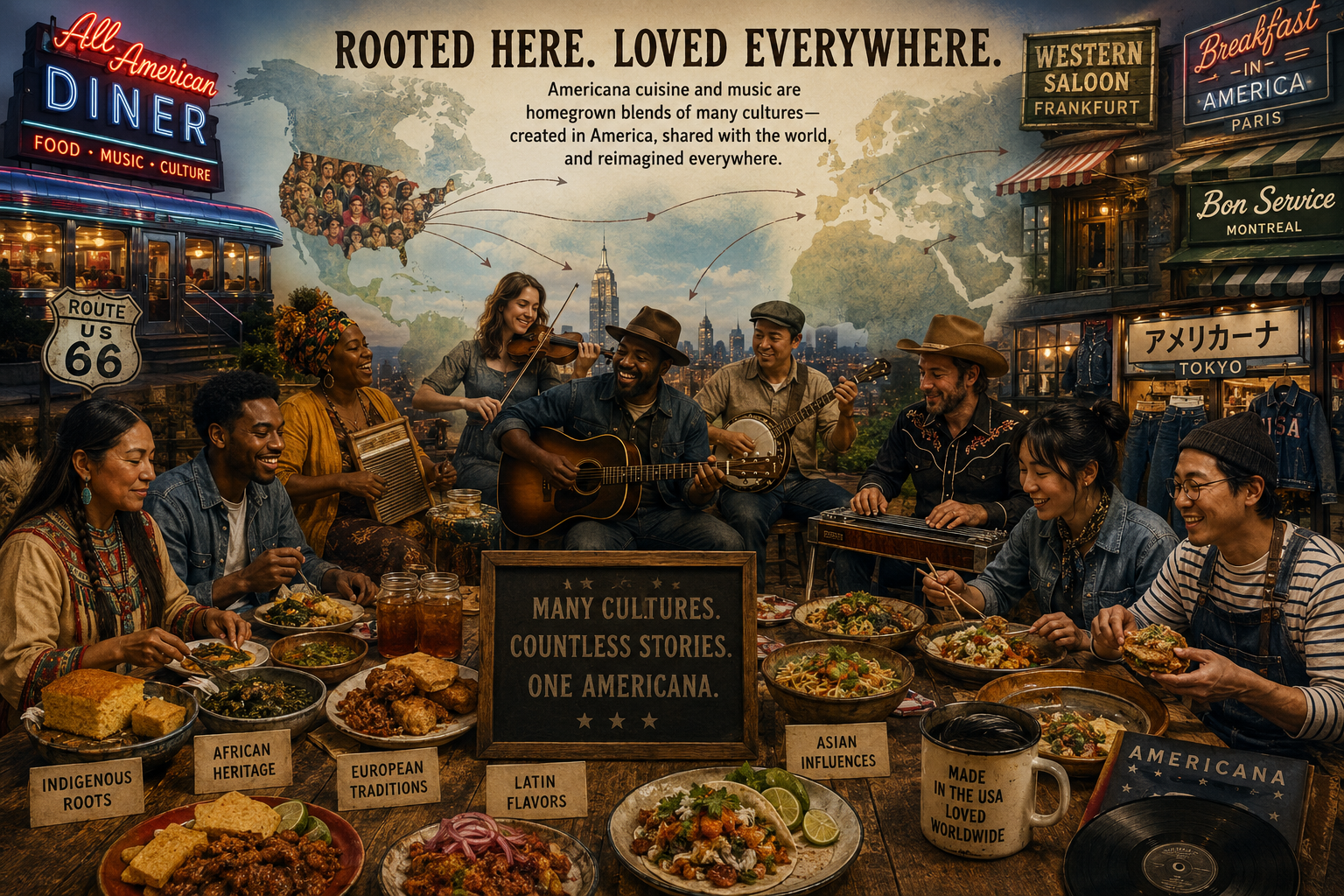 Americana Around the Table and Around the World