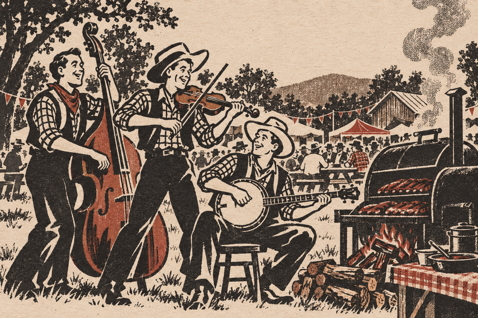 Bluegrass & BBQ: The Smoke and the String