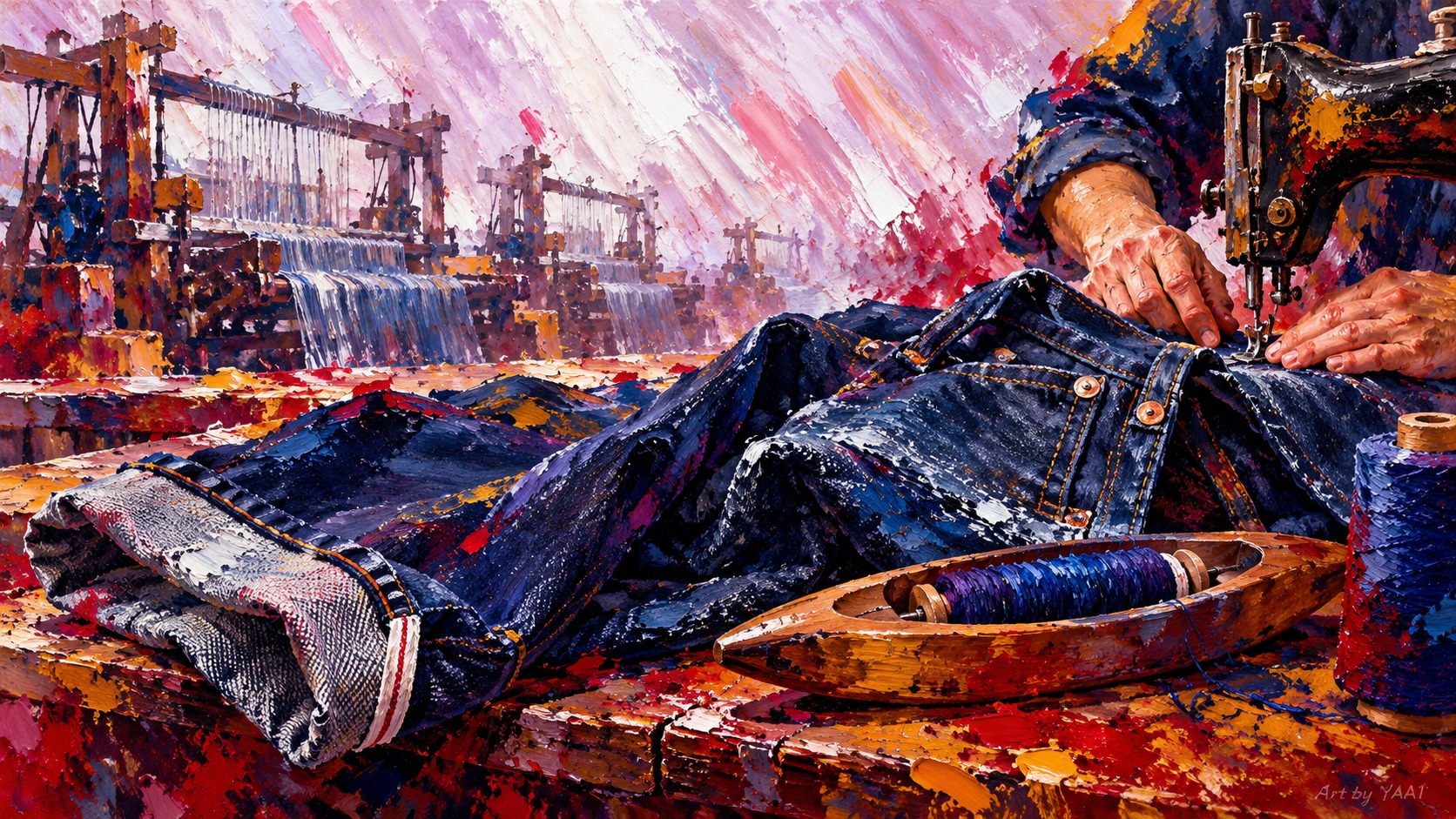 Hero image for the Culture article "American Denim's Next Chapter Starts at the Loom"